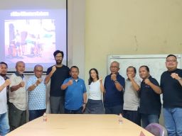 PWI Jatim Terima Kunjungan Aktivis HAM Internasional Solidarity Rising