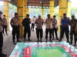 Polres Sumenep Terjunkan 223 Personel Pengamanan Laga Liga 3 Kapal Api PSSI Jatim