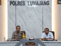 Jaga Kondusifitas Jelang Pemilu 2024, Kapolres Lumajang Gandeng PWI
