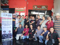 Wujudkan Pemilu 2024 Damai, Polres Mojokerto Gandeng Awak Media Tangkal Berita Hoaks