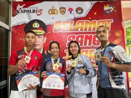 Kowal Puspenerbal Sabet Satu Emas di Kejurnas Taekwondo Kapolri Cup 2024