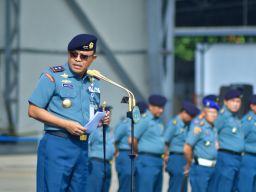 Apel Khusus Jelang Lebaran, Danpuspenerbal Ingatkan Disiplin Pelaksanaan Cuti Idul Fitri