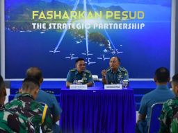 Kafasharkan Pesud Terima Kunjungan Taruna AAL Tingkat lll Angkatan ke-70 Korps Teknik