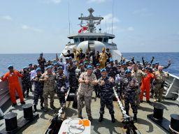 Heli HS-1305 Ikuti Latihan Picard Naval Exercise di Laut Mediterania