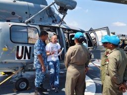 Tim COE UN Kembali Inspeksi Kesiapan Helikooter AS 565 MBe Panther HS-1305