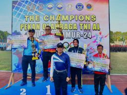 Perdana Tampil Mandiri, Kontingen Puspenerbal Raih Perunggu Cabor Bulutangkis