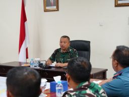 Pangkoarmada II Terima Paparan Persiapan HUT TNI Tahun 2024