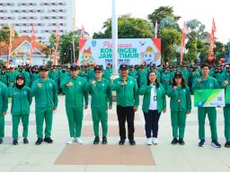 Pj. Gubernur Lepas Atlet Jatim Menuju PON XXI Aceh-Sumut