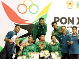 Tim Karate Jatim Tambah Satu Medali Perak dan Perunggu Di PON XXI Aceh-Sumut 2024