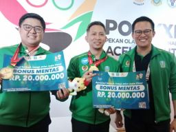 Pasangan Peboling Putra Jatim Raih Emas PON XXI 2024, Double Putri Perak