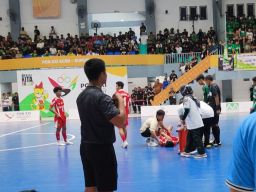 Kalahkan Jatim 2-1, Tim Futsal Putra Kaltim Raih Emas PON XXI 2024