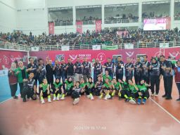 Kalahkan Sumut 0-3 Di Perempat Final PON XXI 2024, Tim Voli Indoor Putri Jatim Semifinal Tantang DKI Jakarta