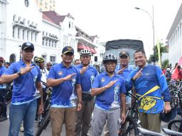 Puspenerbal Turut Meriahkan Festival Kuliner Hari Armada Rl 2024 di Kota Lama Surabaya