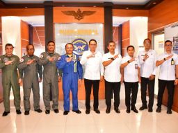 Komandan Puspenerbal Terima CC Kakanwil Ditjenim Jatim dan Kakaim Kelas I TPI Khusus Surabaya