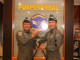 Komandan Puspenerbal Terima Courtesy Call Panglima Koarmada ll