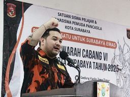 Musyawarah Cabang ke-VI SAPMA Pemuda Pancasila Kota Surabaya: Kevin Harlens Kembali Terpilih sebagai Ketua