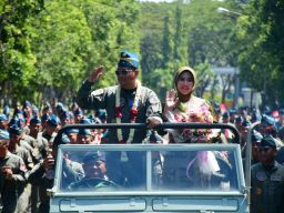 Prajurit Penerbangan TNl AL Gelar Tradisi Pisah Sambut Komandan Puspenerbal