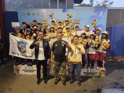 Luar biasa, 20 Rekor Baru Terukir di Cabor Senam Kolam Porprov IX Jatim 2025