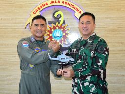 Tingkatkan Kerjasama, Komandan Puspenerbal Courtessy Call Komandan Kodiklatal