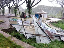 Cuaca Ekstrem Pertandingan Petanque PORPROV Jatim IX Dihentikan