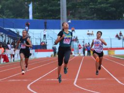 Sprinter Surabaya dan Tulungagung Berbagi Emas Atletik 100 Meter Putra-Putri