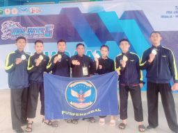 Lima Medali Kembali Diraih Puspenerbal di Kejuaraan Pencak Silat Tingkat Nasional Malang Championship 2025