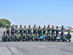 Archer Flight, Meriahkan Fin Swimming Competition, 5 Pesawat Tampil Memukau dan Harmonis