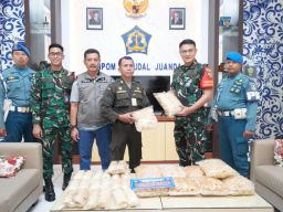 Lagi Lagi, Satgaspam TNI AL Bandara Juanda Gagalkan Upaya Pengiriman Ilegal 16 Kg Sarang Burung Walet