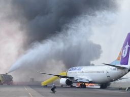 Komandan Lanudal Juanda Tinjau Latihan PKD Skala Penuh Bandara Internasional Juanda 2025