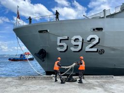 Bertolak dari Tawiri Kodaeral lX, Dua KRl Lanjutkan Operasi Trisula Jaya-26 Menuju Papua