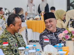 Perkuat Sinergitas, Dankodaeral IX Hadiri Buka Puasa Bersama Forkompinda di Polda Maluku