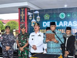 Komitmen Jaga Keamanan di Maluku, Dankodaeral IX Hadiri Deklarasi Pengamanan Malam Takbiran Idul Fitri 1447 H