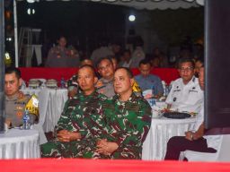 Pantau Kesiapan Pengamanan Malam Idul Fitri 1447 H, Dankodaeral IX Hadiri Vicon Terpusat dengan Panglima TNI dan Kapolri