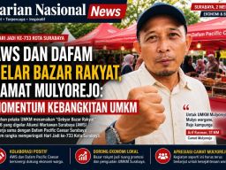 AWS dan Dafam Gelar Bazar Rakyat, Camat Mulyorejo: Momentum Kebangkitan UMKM
