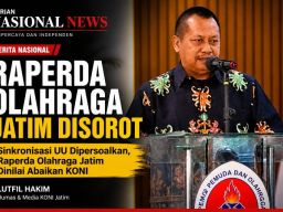 Sinkronisasi UU Dipersoalkan, Raperda Olahraga Jatim Dinilai Abaikan KONI