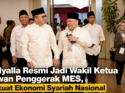 LaNyalla Resmi Jadi Wakil Ketua Dewan Penggerak MES, Perkuat Ekonomi Syariah Nasional