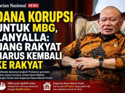 Dana Korupsi untuk MBG, LaNyalla: Uang Rakyat Harus Kembali ke Rakyat