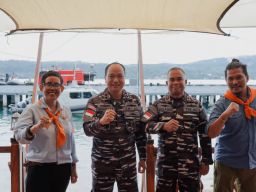 Dankodaeral IX Terima CC dan Lepas Tim Ekspedisi Selam Wanadri Women Divers ke Pulau Buru