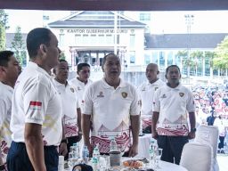 Sambut HUT ke-81 RI dan Provinsi Maluku, Komandan Kodaeral IX Hadiri Pencanangan Gerakan Indonesia Aktif