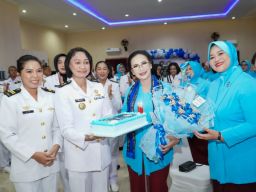 Syukuran HUT ke-80 Jalasenastri di Kodaeral IX Pererat Silaturahmi dan Kebersamaan