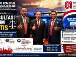 DPC Peradi SAI Surabaya Buka Konsultasi Hukum Gratis, Sasar Masyarakat hingga Tingkat Kelurahan