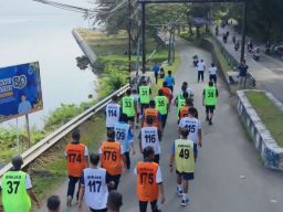 Taklukkan Medan Ekstrem 10 Km, PJU Kodaeral IX Uji Stamina dalam Pra Samapta