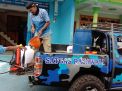 Anggota DPRD Trenggalek Turun Langsung Penyemprotan Disinfektan