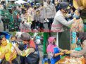 Kapolda Jatim Dan Pangdam V Brawijaya Bagikan Masker Ke Masyarakat