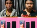Polsek Pabean Cantikan Tangkap Pasutri, Maling 3 HP Majikan