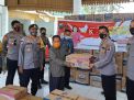 Bantuan Polda Jatim dan PD Bhayangkari Jatim Diterima Bupati Majene