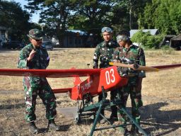 Latihan Bersama Pasmar 2, Skuadron Udara 700 WU 2 Gunakan UAV Scan Eagle Sebagai Target Reporting Unit