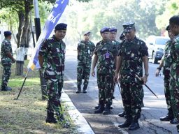 Komandan Puspenerbal Cek Kesiapan Pangkalan Juanda Jelang HUT ke-68 Penerbangan TNl AL