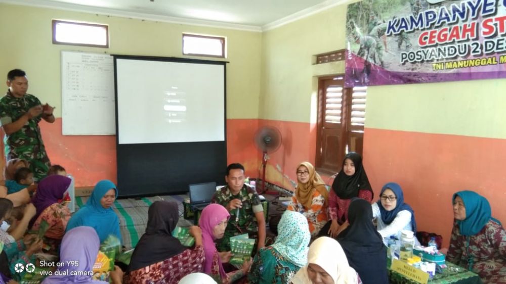 TMMD ke 106 kodim 0816 sidoarjo ajak masyarakat melalui program germas