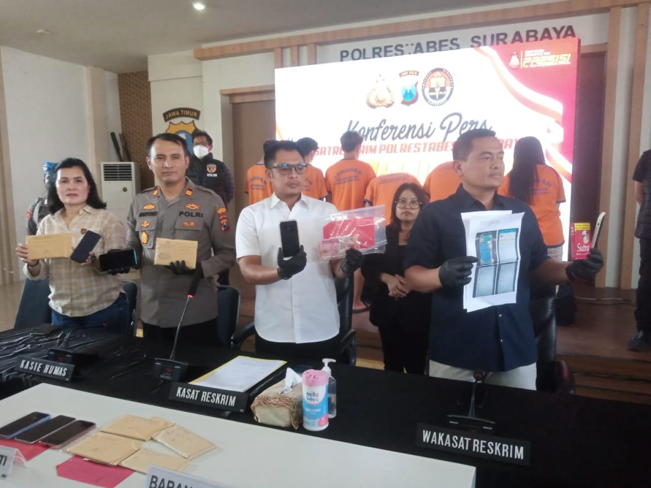 Mami dan Joki Michat Digulung PPA Satreskrim Polrestabes Surabaya